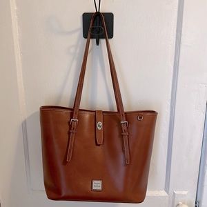 Dooney and Bourke Florentine Nuovo Dover Tote in ginger